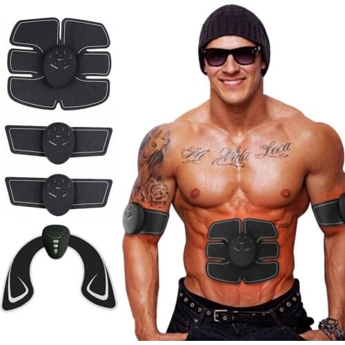 EMS Wireless Smart Muscle Stimulator Fitness Abdominal Training Massager Butt Lifting Body Shaping Slimming Massager Supplies