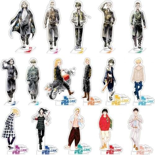 Japan Anime Tokyo Revengers Transparent Acrylic Stand Manjiro Ken Takemichi Hinata Atsushi Figure Cosplay Model Plate For Fans