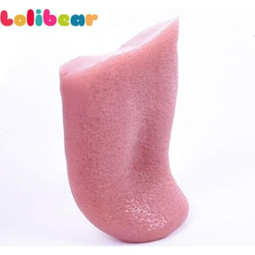 1pcs Horrible Stretchable Tongue Realistic Magic Tricks False Tongue Gimmick Prop Elasticity Fools' Day Joke Toy Accessories