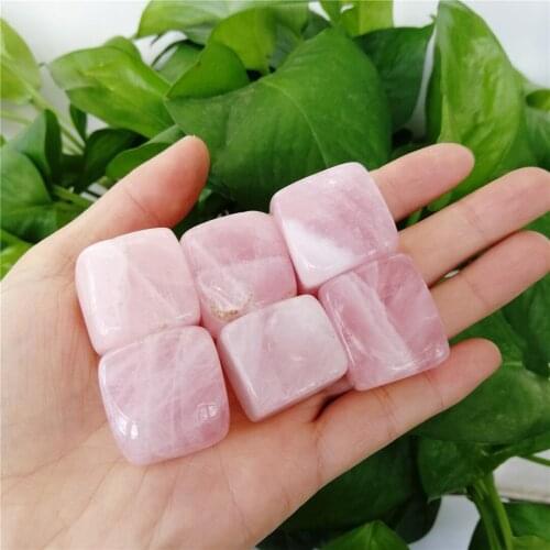 20mm Rose Quartz Cube Tumbled Stones Natural Stones And Crystals Healing Gemstones Reiki Chakra Home Decoration Energy Gifts