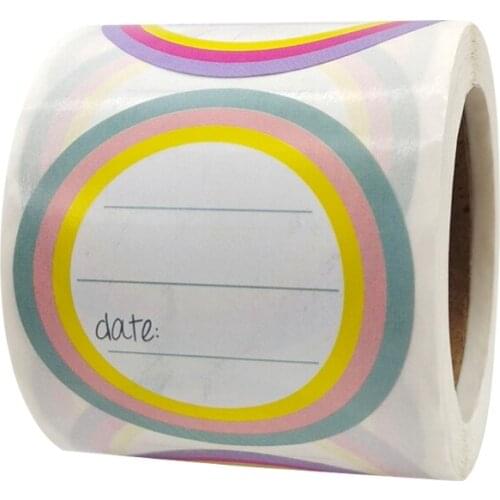 200Pcs/Roll Kitchen Sticker Refrigerator Freezer Food Storage Date Content Label