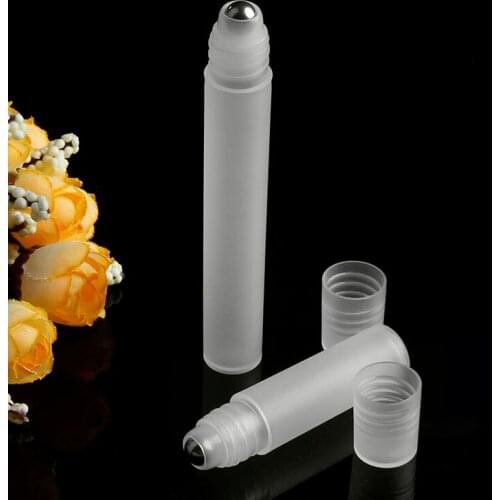 5ml/10ml Empty Roll On Stainles Steel Roller Ball Liquids Oil Perfume Bottle New 2XPB