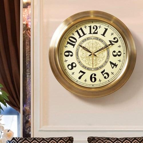 Large Metal Wall Clock Living Room Creative Modern Design Wall Clock Large Kitchen Vintage Relogio Parede Home Decoration BA60WC