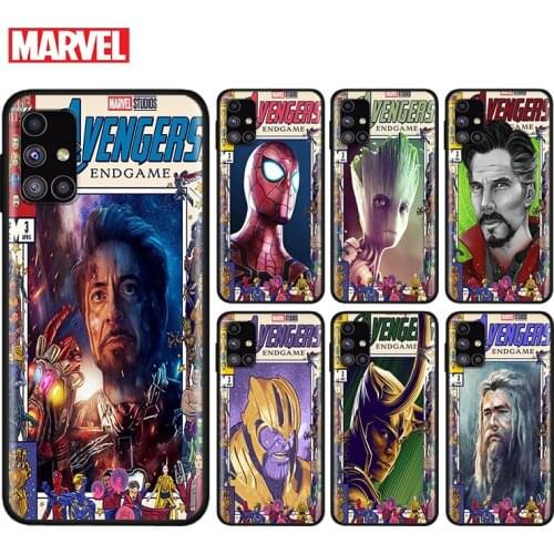 Marvel superhero poster For Samsung Note 20 10 9 8 Ultra lite Plus Pro F62 M62 M60 M40 M31S M21 M20 M10S Soft Phone Case