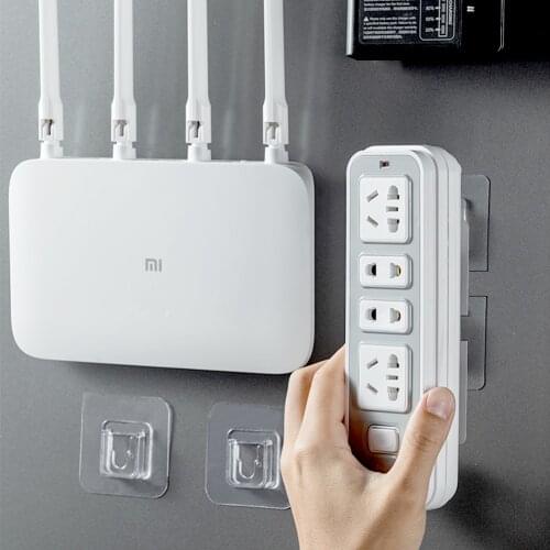 Double-Sided Adhesive Wall Hooks Hanger Strong Transparent Hooks Suction Heavy Load Rack Cup Sucker for Bathroom and Kitchen