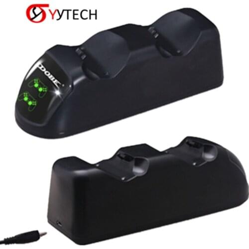 SYYTECH Game Controller Charger USB Charging Station Dock Station Dual Stand Charger For PS4 slim TP4-889