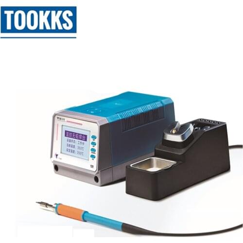 LEISTO T12-11 Intelligent Lead Free Soldering Station BGA PCB Motherboard Repair Soldering Iron 75W With 3 pcs Solder Iron Tips