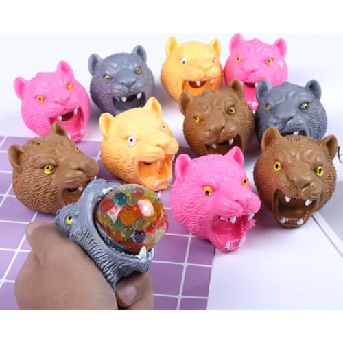 Creative New Strange Tricky Vent Grape Ball Tiger Hair Vent Squeeze Grape Ball Children Adult Teenage Decompression Toys