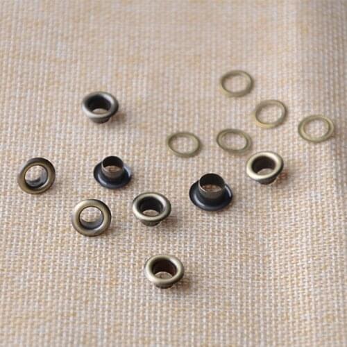 1/2 Inch (12 mm ) Hole round Eyelets Grommet , Antique Brass