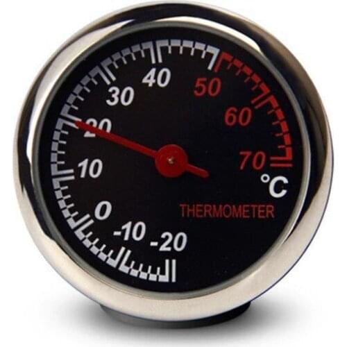 Mini Car Automobile Digital Clock Auto Watch Automotive Decoration Ornament In Car Accessories:Thermometer