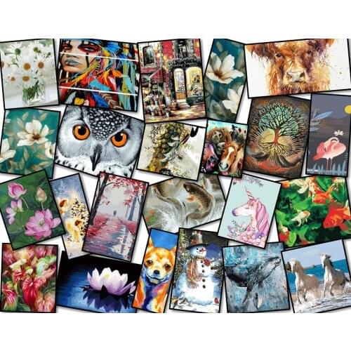 Mileelife Paintting By Numbers for Kids Adults DIY Beginner Oil Painting Kit Home Decoration