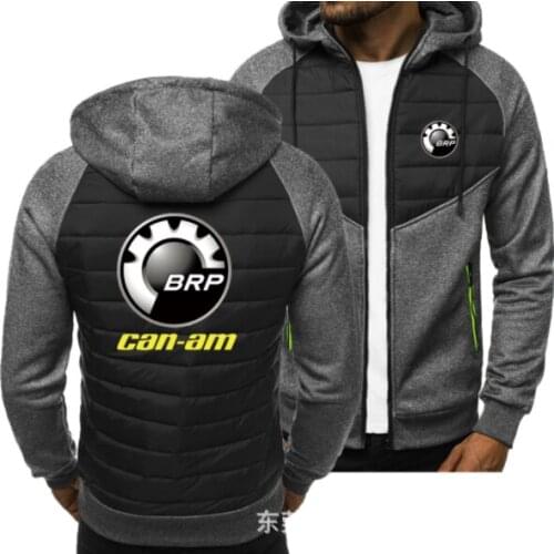 2021new Men for CAN-AM Car Logo Print Spring Autumn Mens Jacket Casual Sweatshirt Long Sleeve Mens zipper Jacket Man Hoody