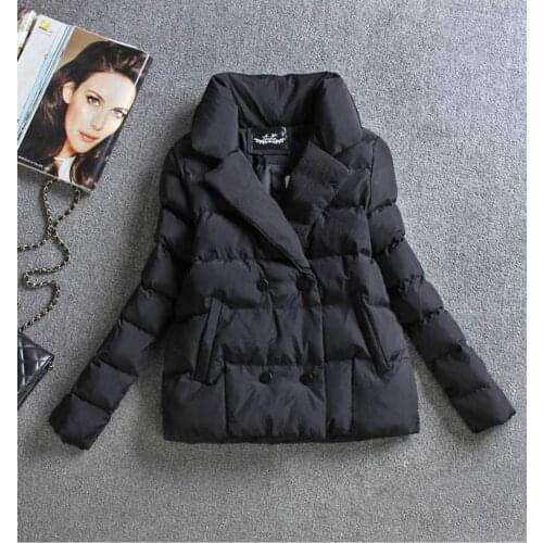 2020 New Autumn And Winter Jacket Women Slim Down Padded Jacket Ladies Winter Padded Coat Female Fashin Wild Womens Clothing