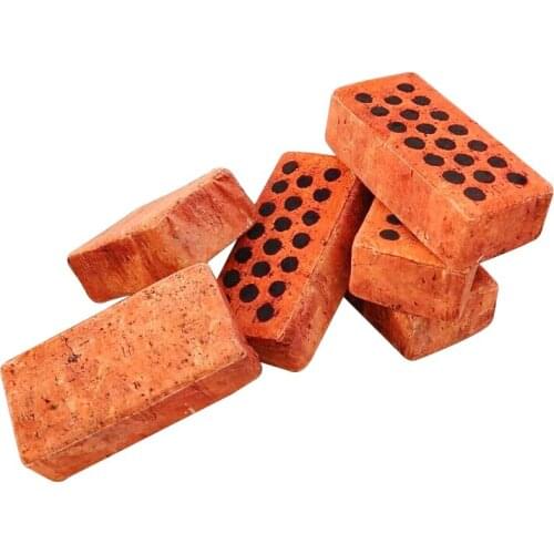 25cm New Creative Simulation Brick Plush Toys Childrens Game Stuffed Tools Nap Pillow Soft Cushion For Kids Boys Birthday Gift