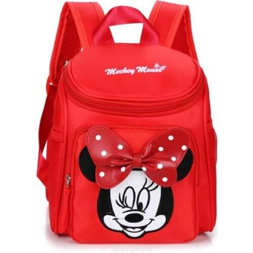 New Disney Mickey Childrens School Bag Cartoon Childrens Backpack Mickey Pattern Backpack School Bag Boys Girls Backpack