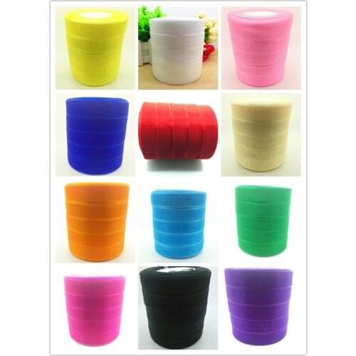 Wholesale 50 Yards 3/4" 20mm Organza Ribbon Bow Wedding Decoration Lace Crafts Pick Colros