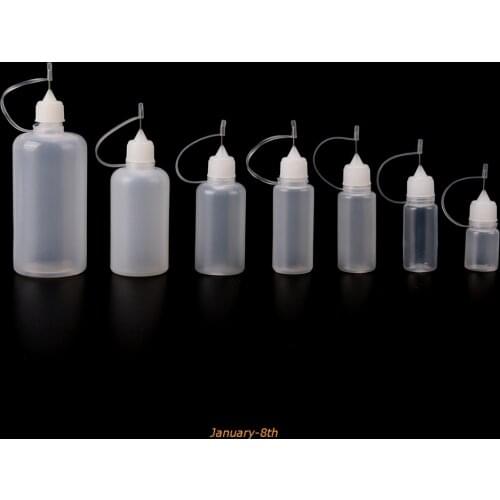 New 5/10/15/20/30/50/100ml PE Practical Plastic Needle Bottle Cigar Travel Dropper Juice Eye Liquid Container Solvent Oils