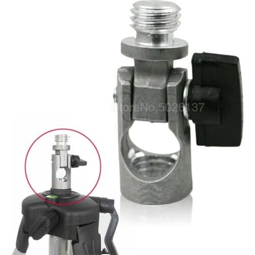 1.5M Adjustable Laser Level Tripod 5/8" Thread Rotary Adapter Stand Thick Aluminum Holder With Slash Self Leveling Line