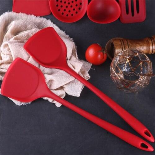 Household Silicone spatula integrated silicone cooking shovel food grade high temperature non-stick pan special spatula