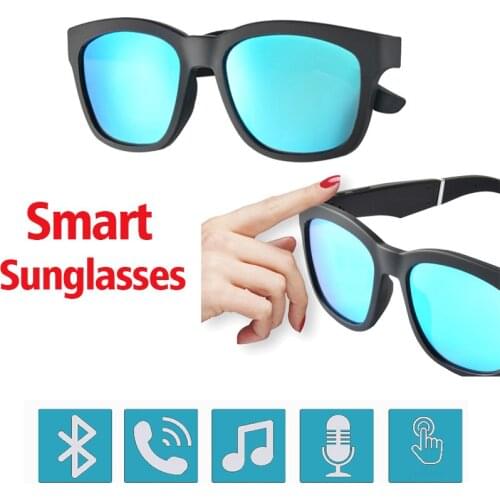 Smart Intelligent Reality Glasses Bluetooth 5.0 Glasses Android IOS AI Eyewear TWS Wireless Music Earphones Sunglasses