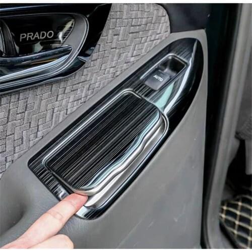 Interior Decoration Stainless Steel For Toyota Land Cruiser Prado 120 2003 2004 2005 2006 2007 2008 2009 Toyota Accessories