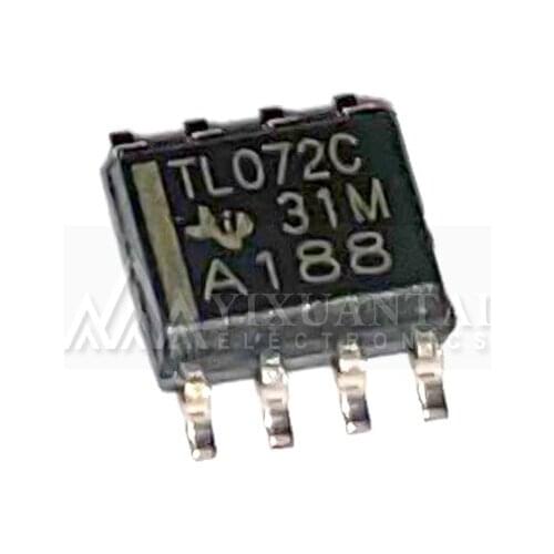 100pcs/lot 500pcs/lot 1000pcs/lot Free shipping 100% original TL072CDR TL072C 072C SOP8