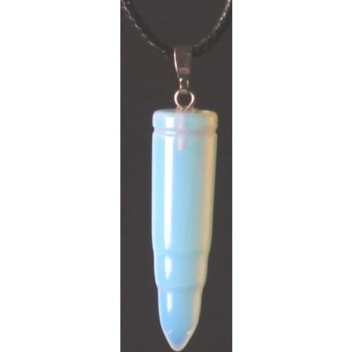 6pcs Natural Stone Opalite Multicolor Bullet Shape Hexagonal Point Reiki Chakra Crystal Beads Charm Pendants Jewelry Making Free