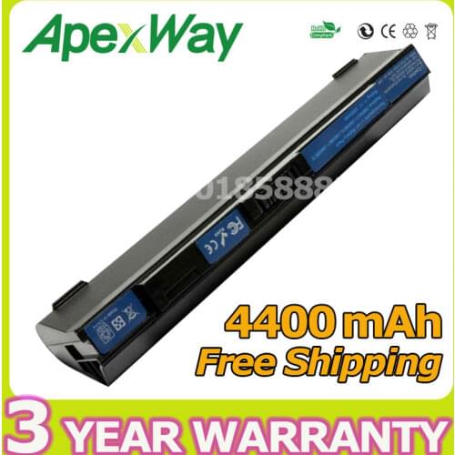 Apexway S6 Cell Laptop Battery for Acer Aspire One 531 751 751h ZG8 ZA3 UM09A71 UM09B71 UM09B73 UM09B7C UM09B7D UM09B31 UM09B34