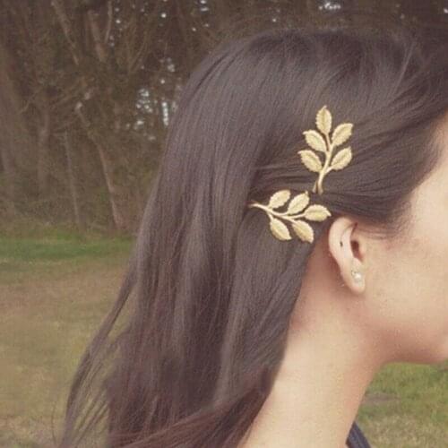 Accessories Fashion Clip Barrette Bobby Hairpin Pin Women Leaf Girls Hair