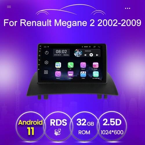 2 din Android car radio multimedia stereo For Renault Megane 2 2002-2009 BT wifi DVR back up camera 2 din usb no dvd