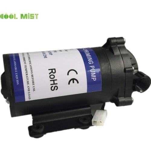 H105 Quality quiet self-priming 24V DC water mist pump 0.85L/min aquarium pump for Greenhouse plants Humidification and Cooling