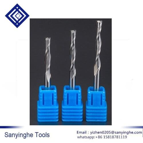 Free shipping 5 pcs/lots 4mm Double flute milling cutter cnc end mill CNC engraving machine engraving spiral cutter head