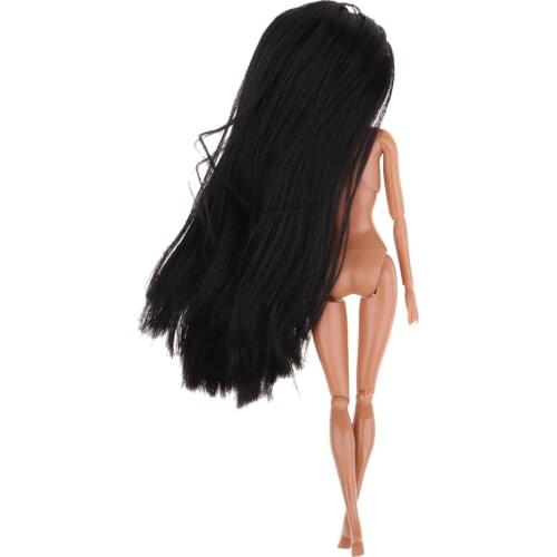 Pretty 12 Joints Body Dolls African Girl Doll Model Brown Skin Tone