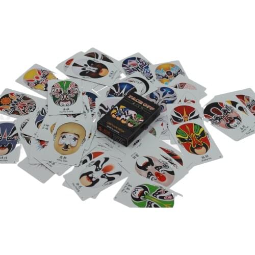 Face Off Card Magic Tricks Props Gimmick Cartoon Deck Face Change Magia Magician Close up Magie Classic Toys Games Easy To Do