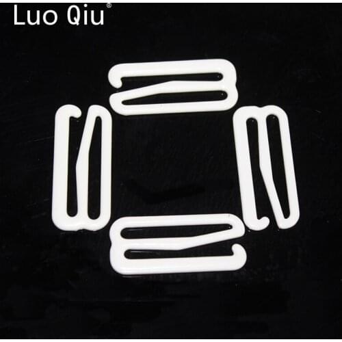 Buckle Coated white type 9 metal bar Buckles clips for Lingerie Adjustment accessories DIY 100pcs/lot High quality 25mm Luo Qiu