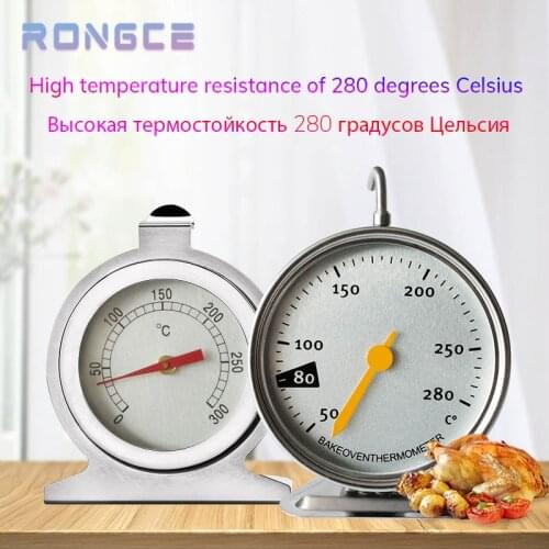 Stainless Steel Oven Cooker Thermometer Grill Temperature Temperature Gauge Grill Mini Thermometer for Home Kitchen Food