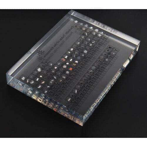 With Real Chemical Elements Periodic Table Display With Elements Real Elements In Kids Teaching Birthday Teachers Day Gifts