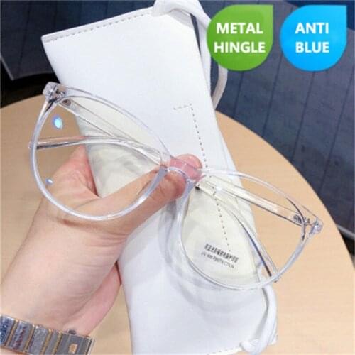 Blue Light Blocking Glasses 2020 Women Oversized Eyeglasses Anti Blue Light Computer Glasses Men Safety Eyewear Spectacle