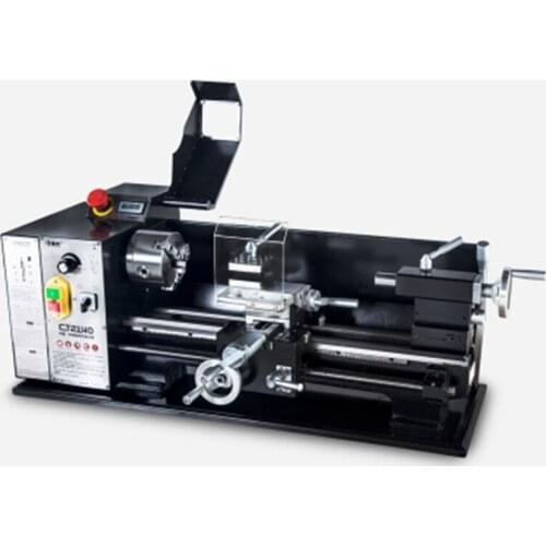 220V Small Household Lathe Mini Lathe Desktop Lathe Instrument Lathe Teaching Lathe Small Machine Tool Processing Equipment 600W
