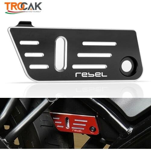 Fit For HONDA REBEL 300 REBEL 500 2017-2020 Motorcycle rear brake fluid reservoir guard cover protector
