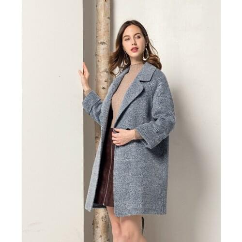 100% Wool Coat Women Double-sided Wool Jacket Autumn Korean Luxury Elegant Woman Coats and Jackets Handmade 2020 F2021 KJ3170