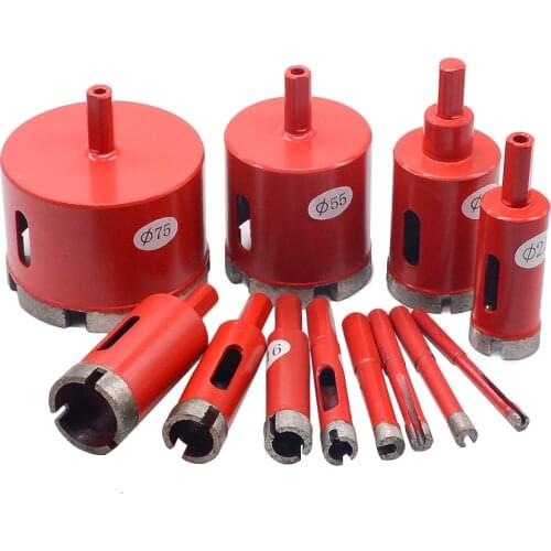 1PC 6 8 10 12 14 16mm Marble Opener Diamond Core Bit Hole Saw Drill Bit For Marble Granite Brick Tile Ceramic Concrete Drilling