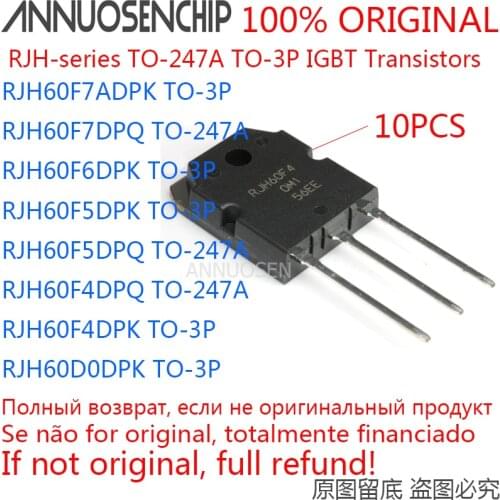 10PCS RJH60F7 RJH60F7ADPK RJH60F7DPQ RJH60F6 RJH60F6DPK RJH60F5 RJH60F5DPK RJH60F4 RJH60F4DPQ RJH60F4DPK RJH60D0 TO-247A TO-3P
