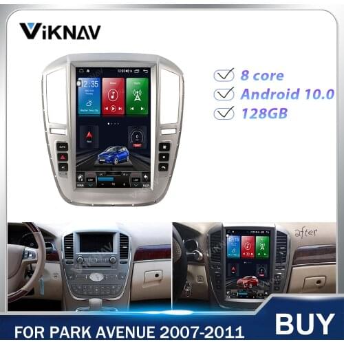 128G Android Vertical Touch Screen Car radio GPS Navigation Heat Unit For Buick Park Avenue 2007-2011 Multimedia Player stereo