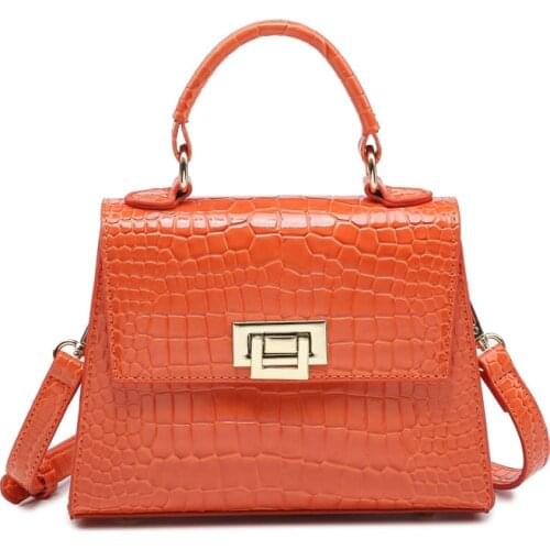 2021 Hot Ins Fashion Crocodile Bag Women Leather Handbag Luxury Brand Designer Lady Shoulder Bag for Party