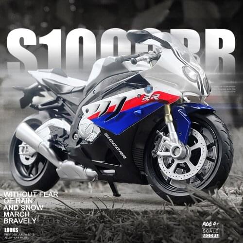 2021 New 1:12 Diecast Motorcycle Model Toy S1000RR Replica With Sound & Light Collecting motorcycle models birthday gifts