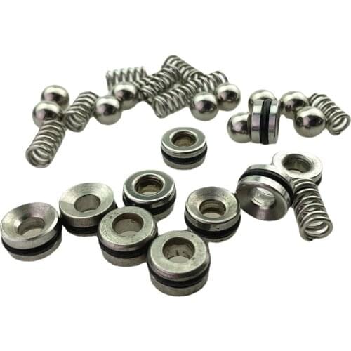 280 380 Type High Pressure Washer Car Washer Brush Car Pump Accessories Pressure Regulating Steel Ball Valve Seat