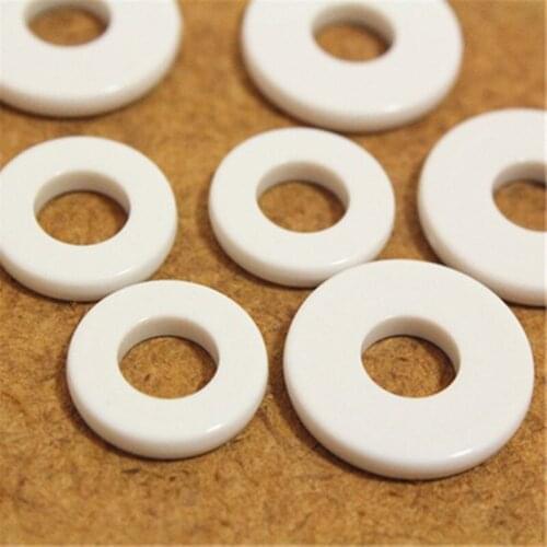 30pcs Assorted Size White Circle Acrylic Beads, Necklace Bracelet Earring Hoop Beads,15mm,20mm, Z80