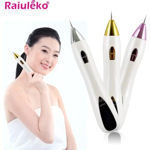 6 Level LED Laser Freckle Removal Skin Mole Removal Dark Spot Remover for Face Wart Tag Tattoo Removal Pen Salon Beauty Vibrator