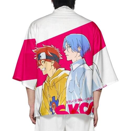 Anime SK8 the Infinity Reki Miya Langa Cosplay Cloack Costume Top Japanese Kimono SK EIGHT Coat Plus Size Top Spring Summer